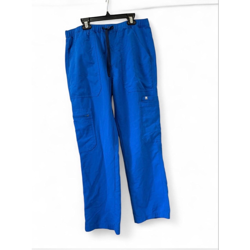 Women's FIGS Blue Cairo Technical Collection Scrub Pants S/M